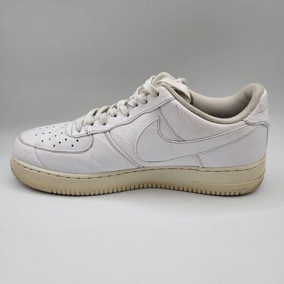 Nike Shoes Mens 12 Air Force 1 White Swoosh Sneakers AT4143-103 Athletic - Picture 7 of 11